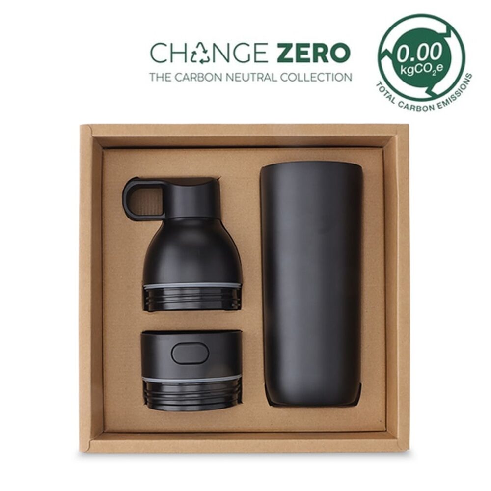 RUVO - CHANGE ZERO 2-in-1 Modular Hydration Gift Set - Black - Image 2