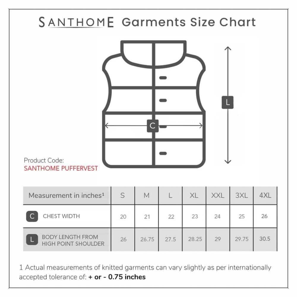 Santhome Zip Up Puffer Vest - Image 4
