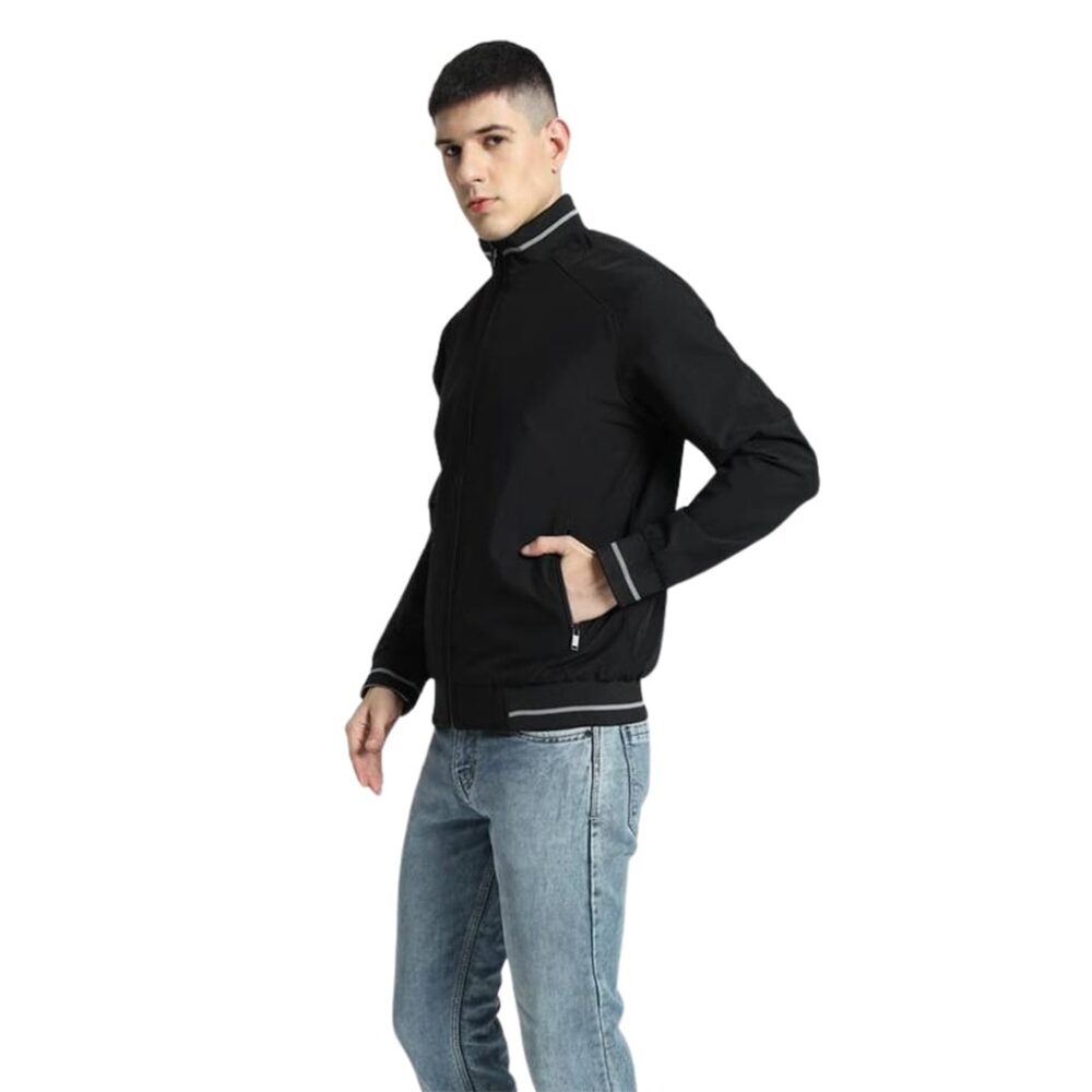 VARSITY - SANTHOME Men's Lightweight Reversible Bomber Jacket - Image 2