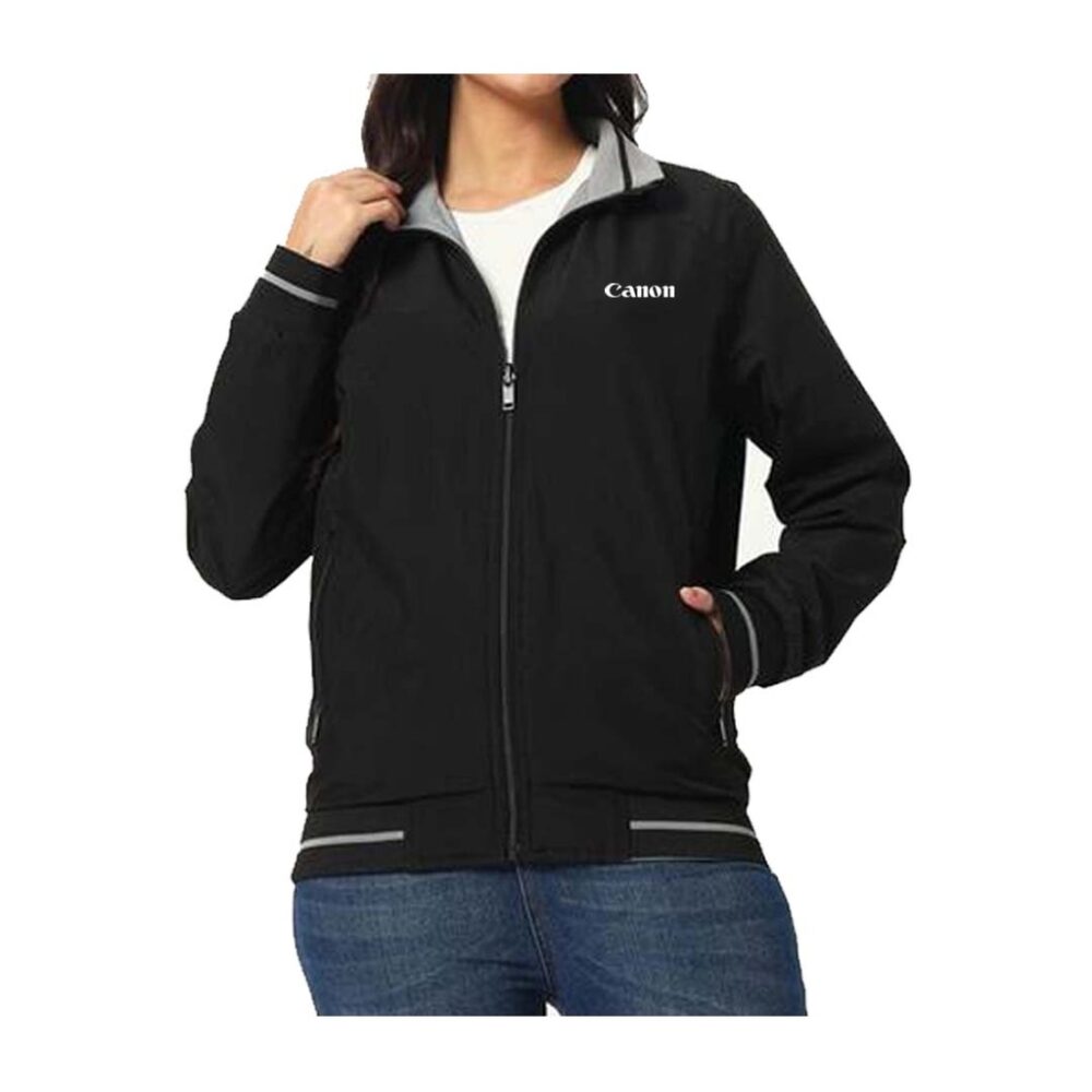 VARSITY - SANTHOME Women's Lightweight Reversible Bomber Jacket - Image 6