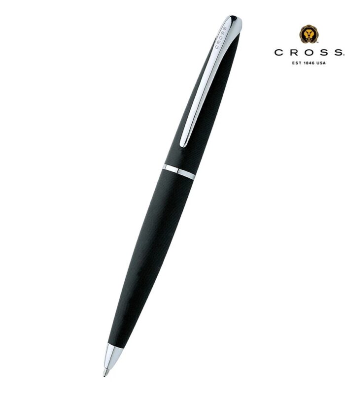 Cross ATX® Basalt Black with Polished Chrome Appointments Ballpoint Pen